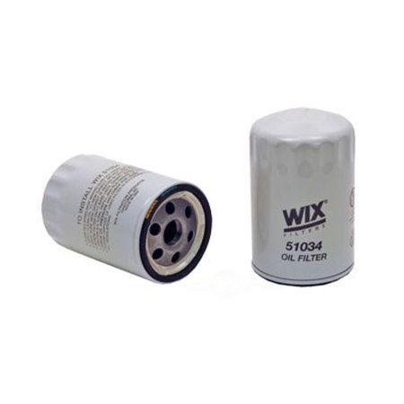 WIX FILTERS Engine Oil Filter #Wix 51034 51034